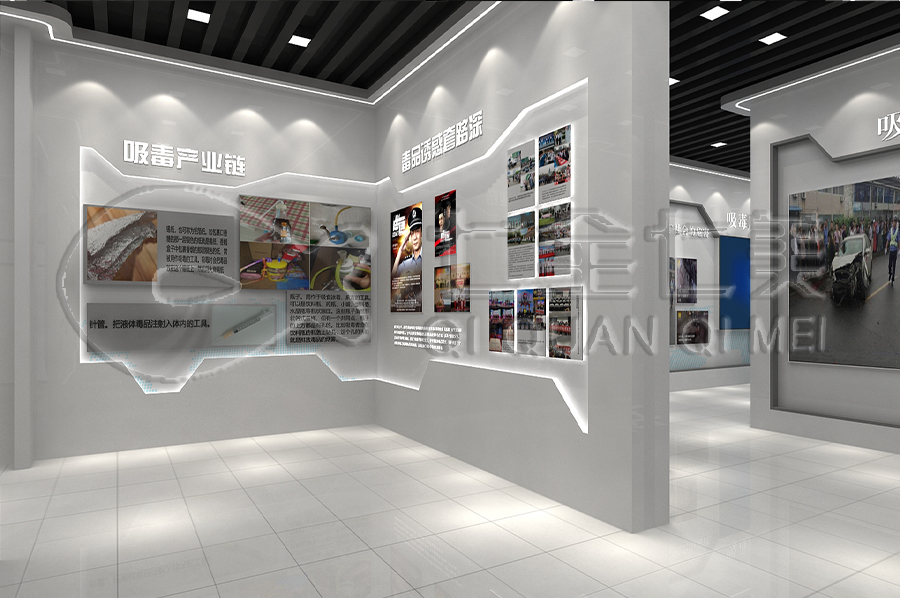 未成年毒品預防教育館規(guī)劃方案-毒品預防教育中心創(chuàng)新創(chuàng)意產品-校園毒品預防教育館設計平面圖