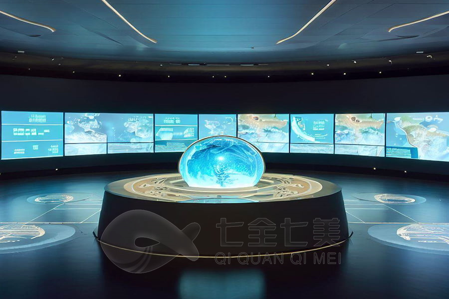 多媒體生物多樣性保護(hù)展示館, 展覽館設(shè)計(jì), 多媒體設(shè)備