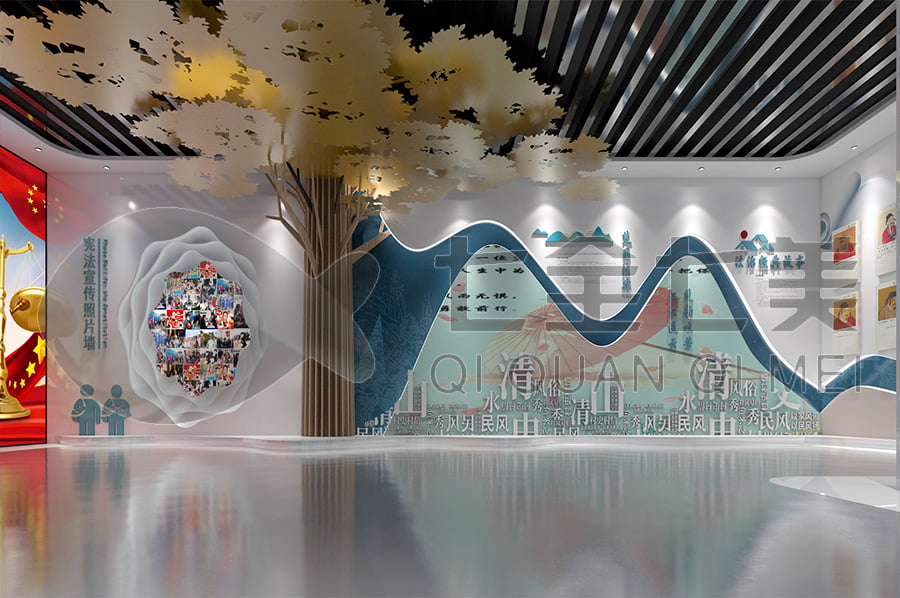 法制教育基地解決方案，法制主題基地方案設(shè)計，檢察院道德與法制基地設(shè)計案例